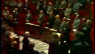 Hommage a l'assemblée nationale, Avril 1983
